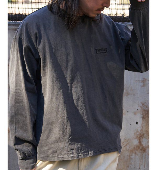 VENCE share style「THRASHER スラッシャー ピグメントプリントロンT」|Tシャツ・カットソー|