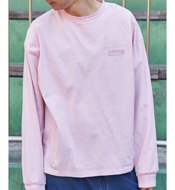 VENCE share style「THRASHER スラッシャー ピグメントプリントロンT」|Tシャツ・カットソー|