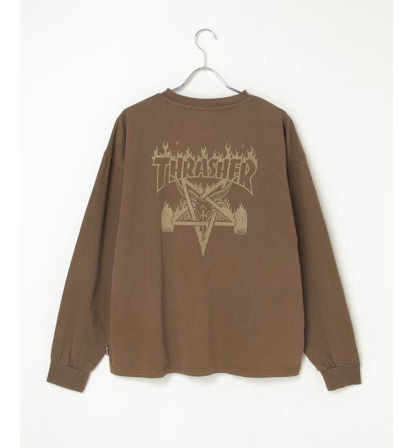 VENCE share style「THRASHER スラッシャー ピグメントプリントロンT」|Tシャツ・カットソー|