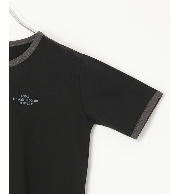 VENCE share style「リンガー刺繍ロゴＴシャツ」|Tシャツ・カットソー|