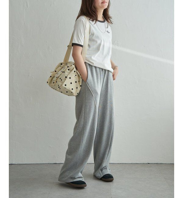 VENCE share style「リンガー刺繍ロゴＴシャツ」|Tシャツ・カットソー|