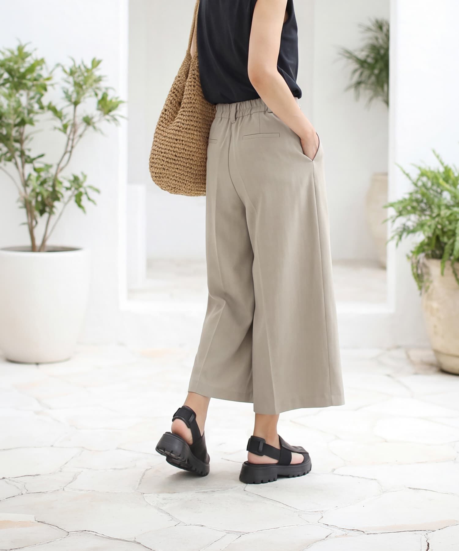 STYLE DELI「キレイめミディ丈ワイドパンツ」|その他|
