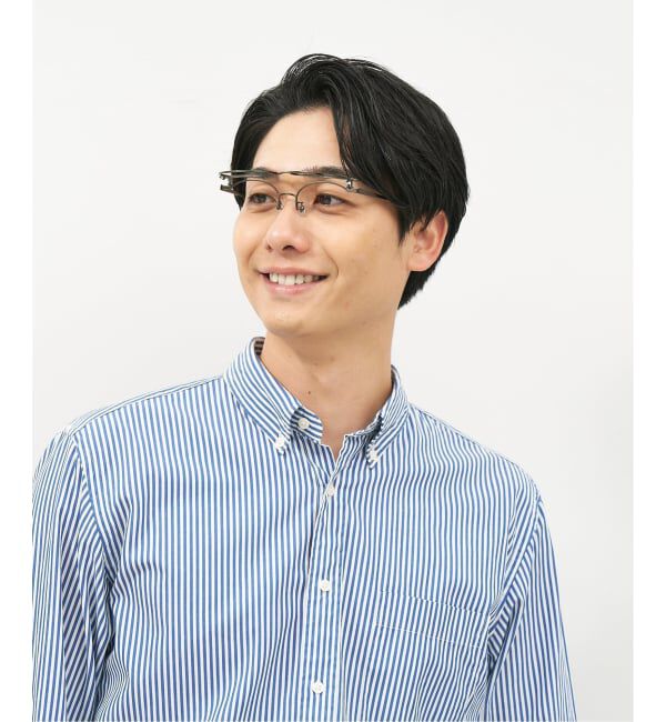  「ボストン型 跳ね上げ式メガネ | メガネの上から ズレ落ち防止 伊達メガネ ユニセックス レンズ交換券付」|メガネ|