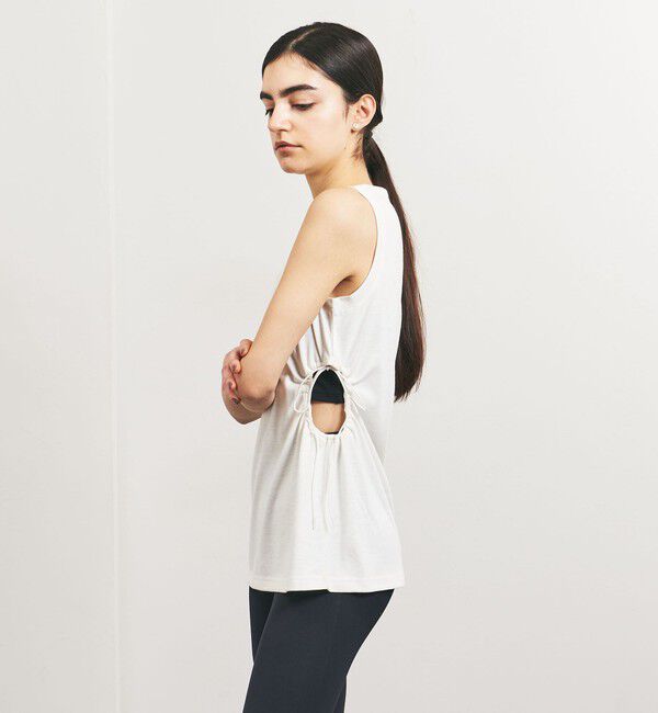 UNITED ARROWS「＜TO UNITED ARROWS＞UPDRIFT サイドホール タンクトップ」|タンクトップ|OFF WHITE