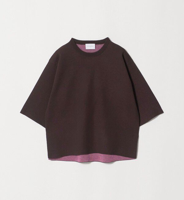 UNITED ARROWS「ニット Tシャツ ‐ウォッシャブル‐」|ニット・セーター|DK.BROWN