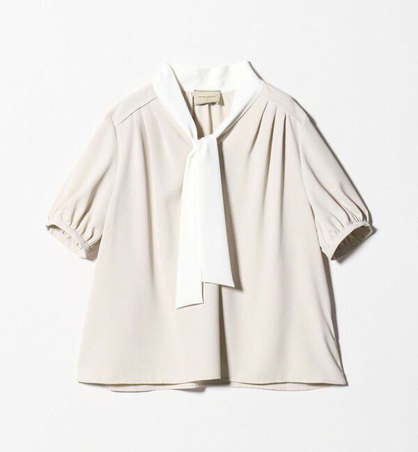 UNITED ARROWS「ボウタイ ショートスリーブ ブラウス」|シャツ・ブラウス|