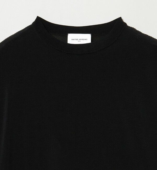 UNITED ARROWS「ミニハイネック フレンチスリーブ ニット リンキング -ウォッシャブル-」|ニット・セーター|