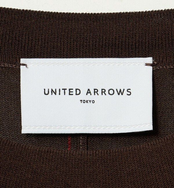 UNITED ARROWS「ミニハイネック フレンチスリーブ ニット リンキング -ウォッシャブル-」|ニット・セーター|