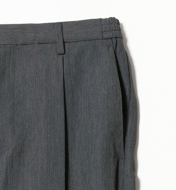 UNITED ARROWS「テックデニム 1プリーツ パンツ UA COZY ウォッシャブル ヨコストレッチ」|スラックス|