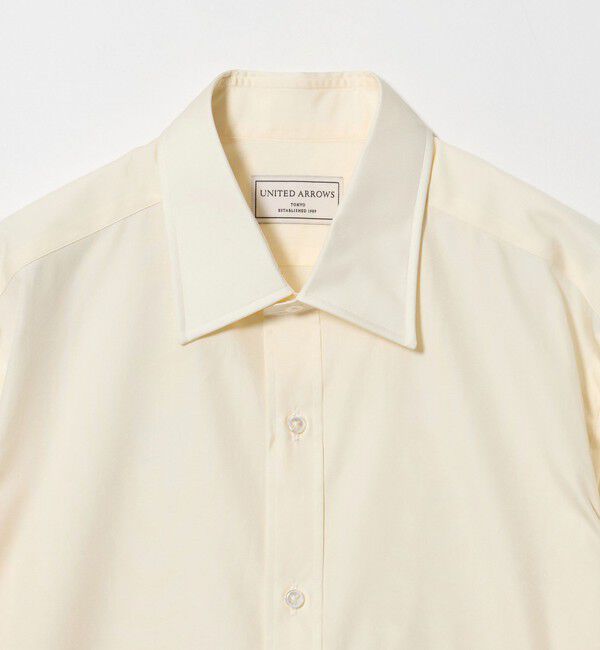 UNITED ARROWS「THOMAS MASON ポプリン ショートポイント レギュラーカラーシャツ」|シャツ・ブラウス|