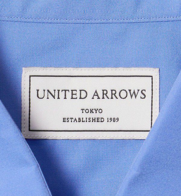 UNITED ARROWS「THOMAS MASON ポプリン ショートポイント レギュラーカラーシャツ」|シャツ・ブラウス|