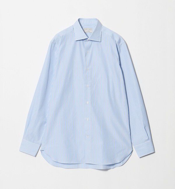 UNITED ARROWS「THOMAS MASON ロンドンストライプ ワイドカラーシャツ」|シャツ・ブラウス|