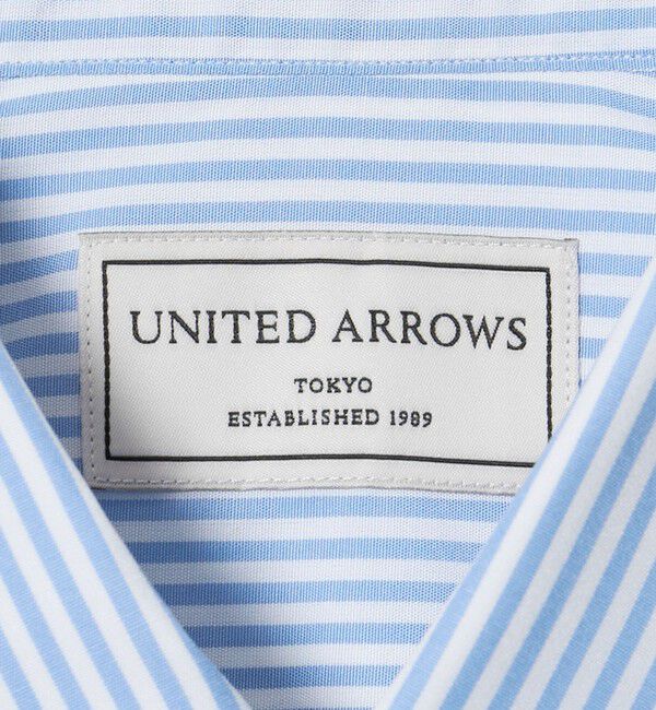 UNITED ARROWS「THOMAS MASON ロンドンストライプ ワイドカラーシャツ」|シャツ・ブラウス|