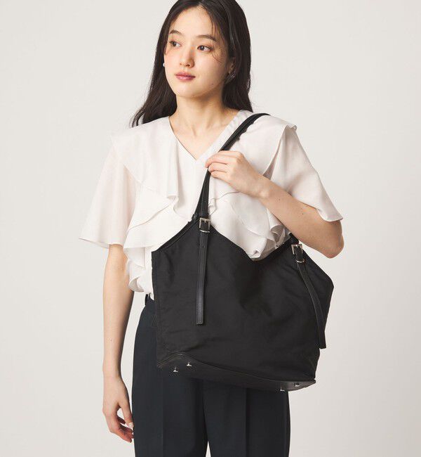 UNITED ARROWS green label relaxing「【WEB限定】2WAYバックルハンドル トートバッグ / ショルダーバッグ / A4サイズ はっ水」|トートバッグ|