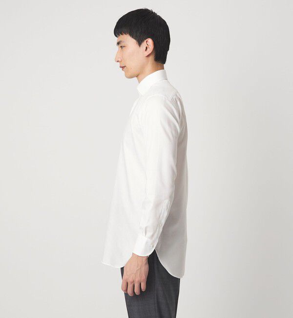 UNITED ARROWS green label relaxing「MADE BY HITOYOSHI ツイル ワイドカラー ドレスシャツ」|シャツ・ブラウス|