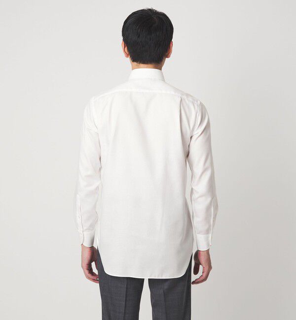 UNITED ARROWS green label relaxing「MADE BY HITOYOSHI ツイル ワイドカラー ドレスシャツ」|シャツ・ブラウス|