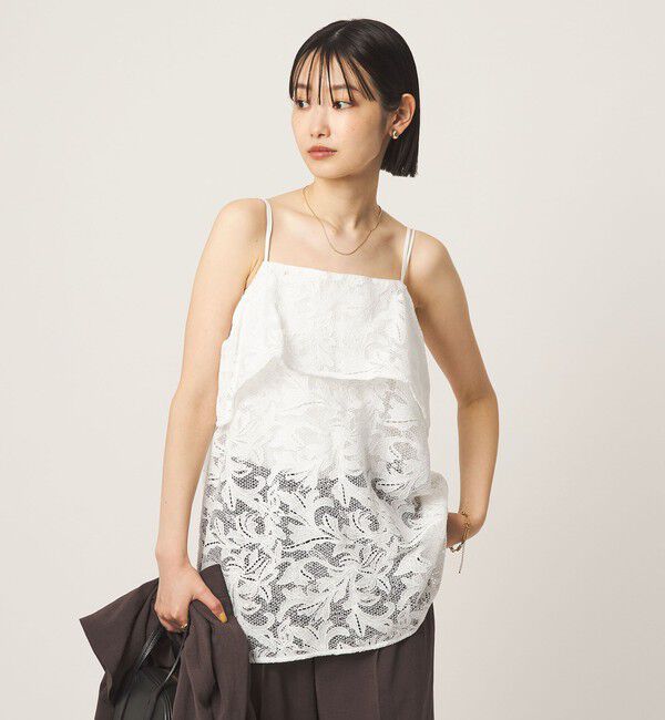 UNITED ARROWS green label relaxing「レース キャミソール」|キャミソール|