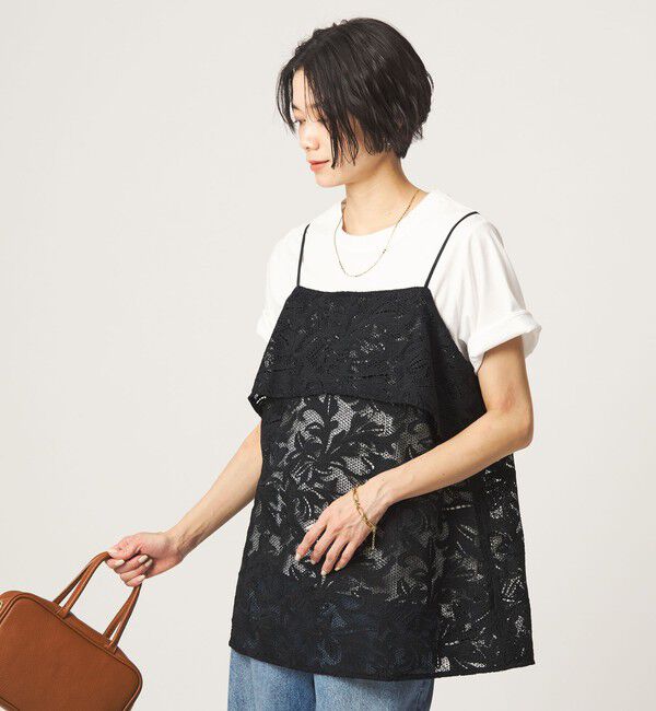 UNITED ARROWS green label relaxing「レース キャミソール」|キャミソール|