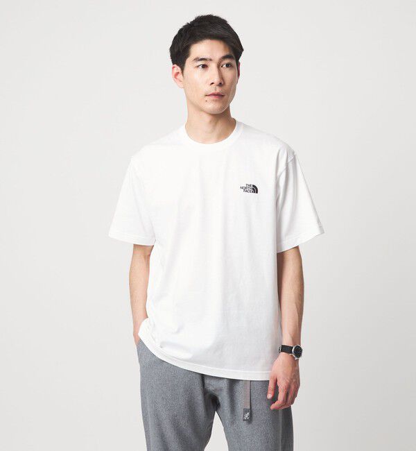 UNITED ARROWS green label relaxing「＜THE NORTH FACE＞ショート ハーフドーム デジタル スクエア ロゴTシャツ」|Tシャツ・カットソー|OFF WHITE