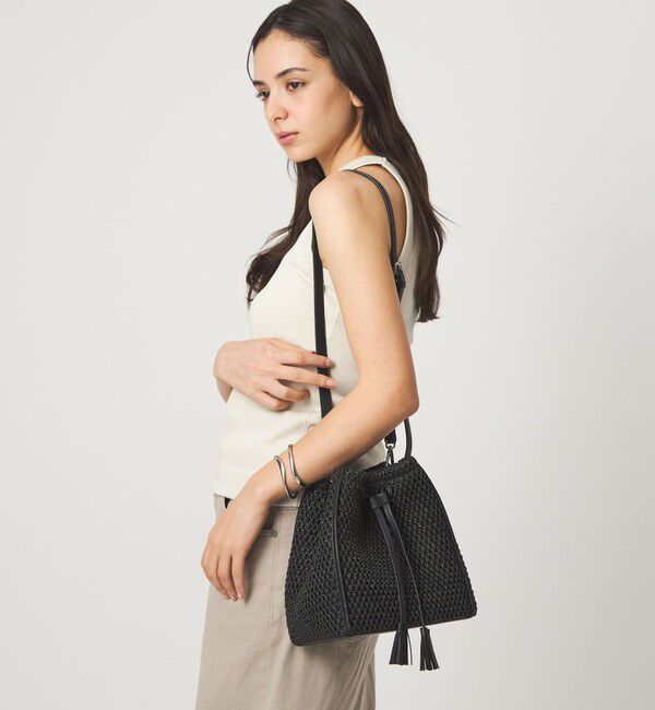 UNITED ARROWS green label relaxing「2WAY シートドロスト バッグ / ショルダーバッグ」|かごバッグ|