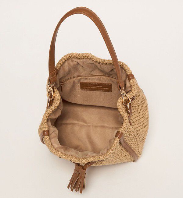 UNITED ARROWS green label relaxing「2WAY シートドロスト バッグ / ショルダーバッグ」|かごバッグ|