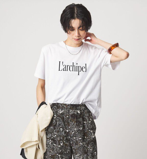 UNITED ARROWS green label relaxing「ロゴ ショートスリーブ Tシャツ」|Tシャツ・カットソー|