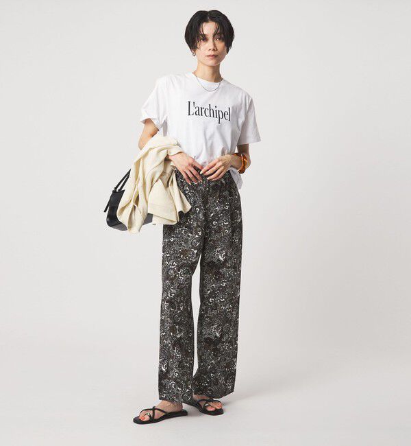 UNITED ARROWS green label relaxing「ロゴ ショートスリーブ Tシャツ」|Tシャツ・カットソー|