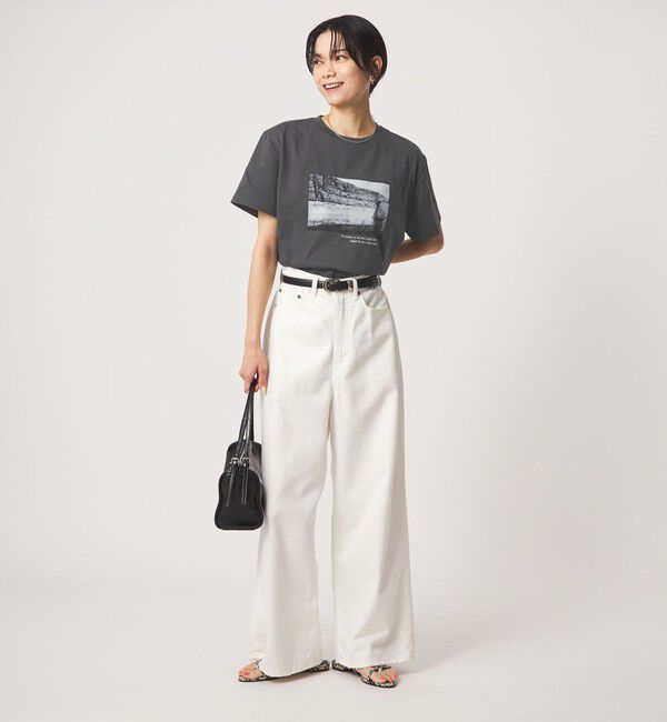 UNITED ARROWS green label relaxing「ロゴ ショートスリーブ Tシャツ」|Tシャツ・カットソー|