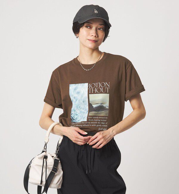 UNITED ARROWS green label relaxing「ロゴ ショートスリーブ Tシャツ」|Tシャツ・カットソー|