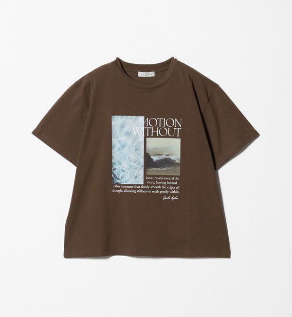 UNITED ARROWS green label relaxing「ロゴ ショートスリーブ Tシャツ」|Tシャツ・カットソー|