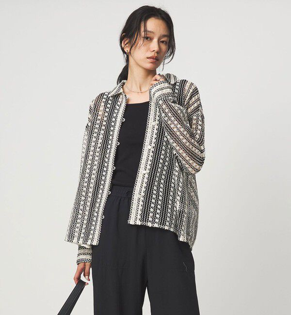 UNITED ARROWS green label relaxing「カラミレース シャツ」|シャツ・ブラウス|