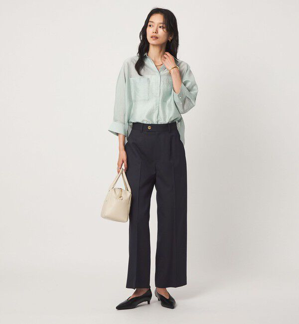 UNITED ARROWS green label relaxing「［size SHORT/TALLあり］Greed グリード ストレート パンツ ウォッシャブル」|スラックス|