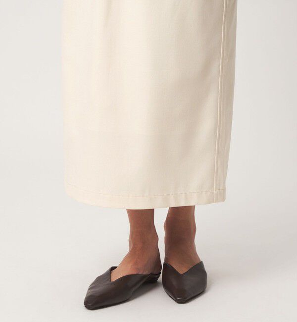 UNITED ARROWS green label relaxing「［size SHORT/TALLあり］オルマイ ツイル タイト スカート オフホワイト」|タイト|