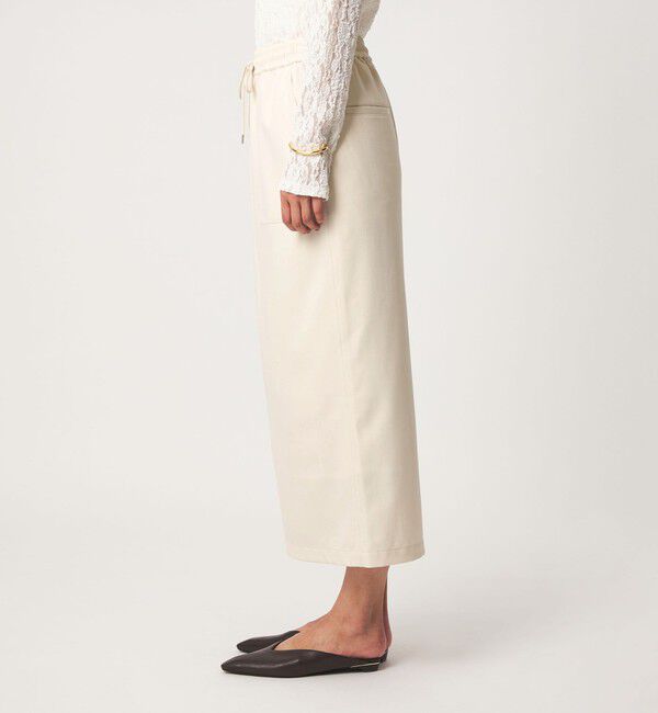 UNITED ARROWS green label relaxing「［size SHORT/TALLあり］オルマイ ツイル タイト スカート オフホワイト」|タイト|