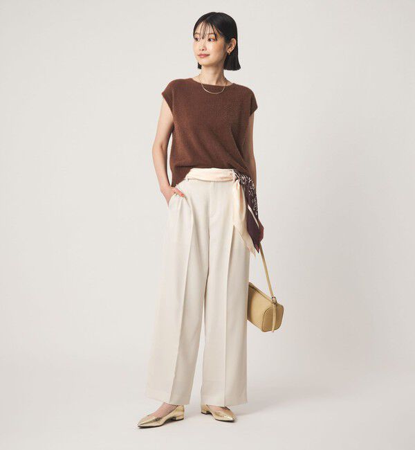 UNITED ARROWS green label relaxing「［size SHORT/TALLあり］Daily Chic 2タック ワイド パンツ」|スラックス|