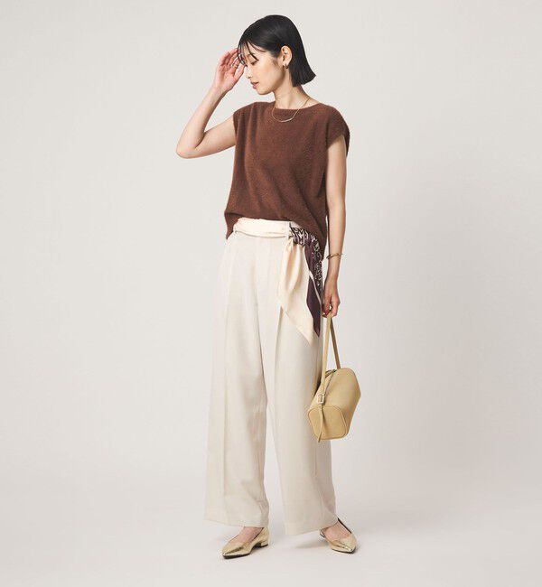 UNITED ARROWS green label relaxing「［size SHORT/TALLあり］Daily Chic 2タック ワイド パンツ」|スラックス|