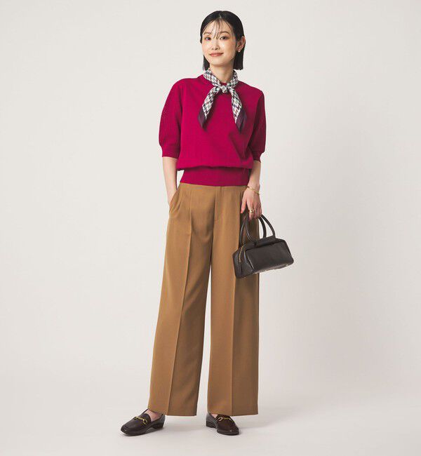 UNITED ARROWS green label relaxing「［size SHORT/TALLあり］Daily Chic 2タック ワイド パンツ」|スラックス|