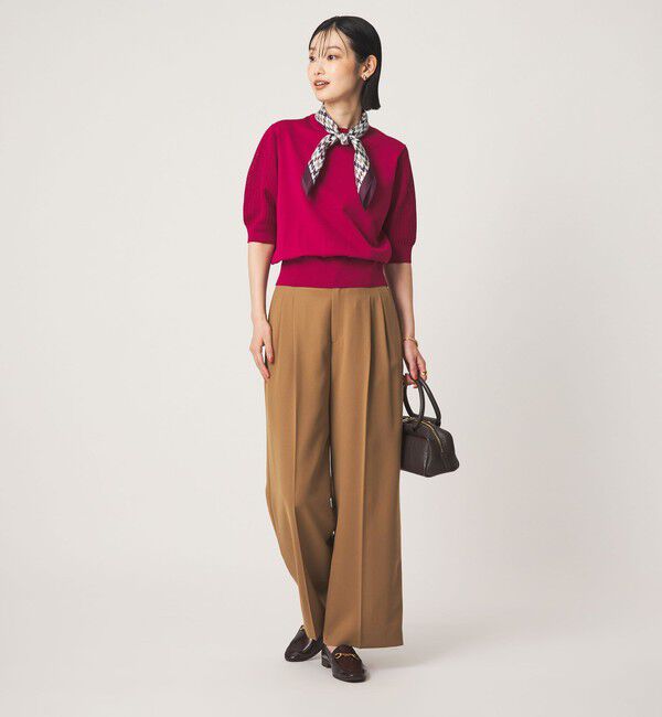 UNITED ARROWS green label relaxing「［size SHORT/TALLあり］Daily Chic 2タック ワイド パンツ」|スラックス|
