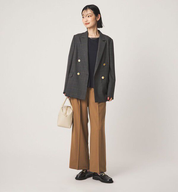 UNITED ARROWS green label relaxing「［size SHORT/TALLあり］Daily Chic 2タック ワイド パンツ」|スラックス|