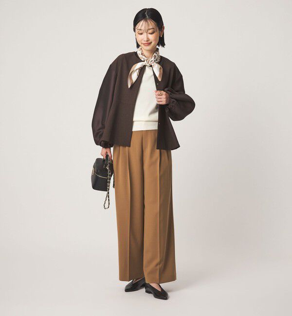 UNITED ARROWS green label relaxing「［size SHORT/TALLあり］Daily Chic 2タック ワイド パンツ」|スラックス|
