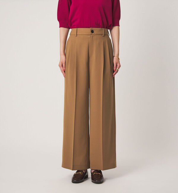 UNITED ARROWS green label relaxing「［size SHORT/TALLあり］Daily Chic 2タック ワイド パンツ」|スラックス|