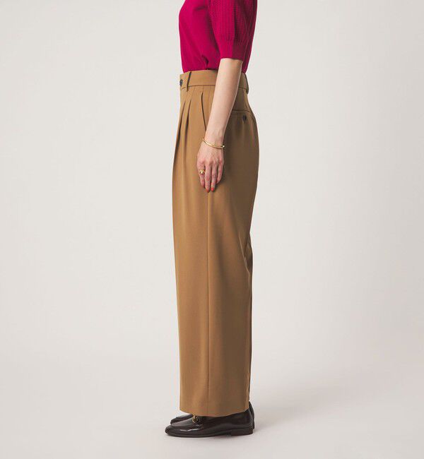 UNITED ARROWS green label relaxing「［size SHORT/TALLあり］Daily Chic 2タック ワイド パンツ」|スラックス|
