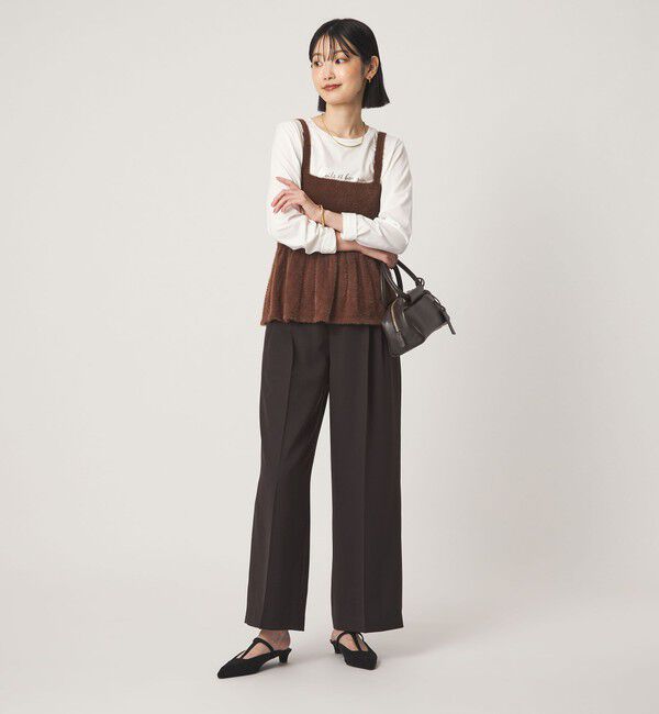 UNITED ARROWS green label relaxing「［size SHORT/TALLあり］Daily Chic 2タック ワイド パンツ」|スラックス|