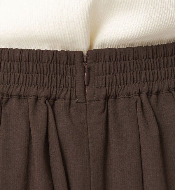 UNITED ARROWS green label relaxing「Breeze Cool タック スカート 2 マシンウォッシャブル 通気性 UVカット」|フレア|