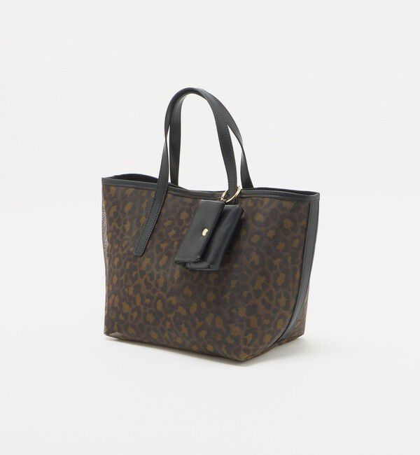 UNITED ARROWS green label relaxing「レオパードプリント メッシュ トートバッグ」|トートバッグ|