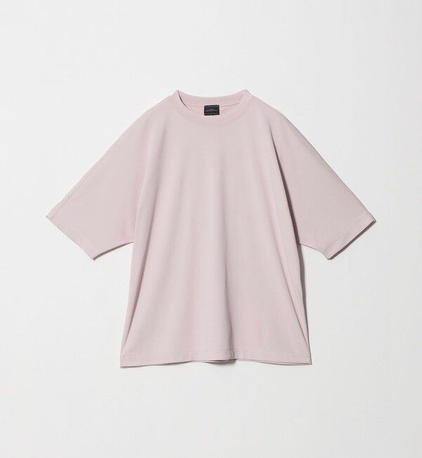 UNITED ARROWS green label relaxing「トリコット ドルマンスリーブ 半袖 Tシャツ カットソー -UVカット・吸水速乾-」|Tシャツ・カットソー|LT.PINK