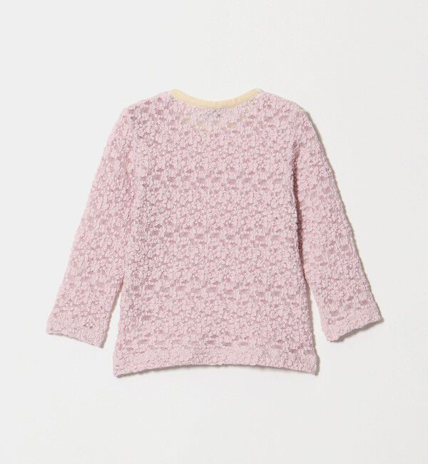 UNITED ARROWS green label relaxing「フラワー ジャガード シアー トップス / キッズ 110cm-130cm」|Tシャツ・カットソー|