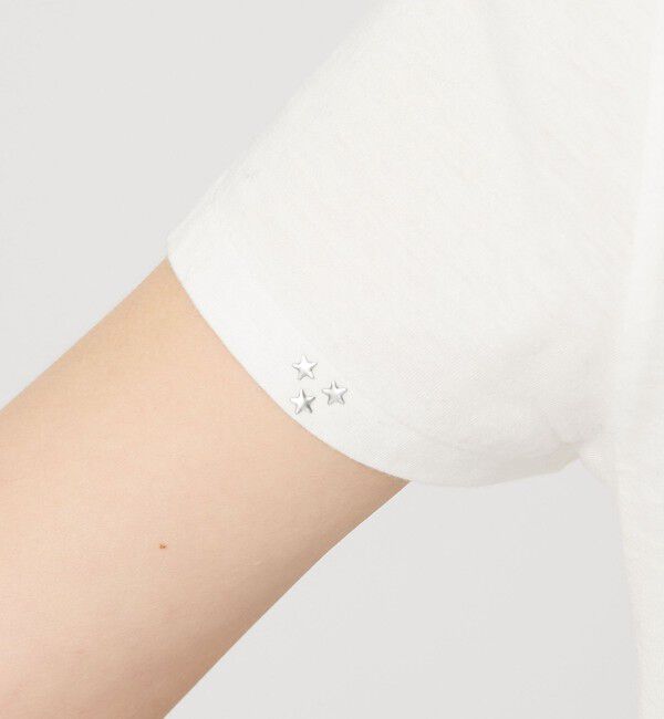 ATTISESSION「＜ATTISESSION＞コットン スター スリーブ Tシャツ」|Tシャツ・カットソー|