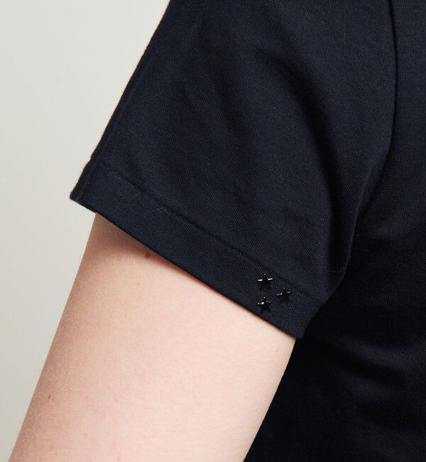 ATTISESSION「＜ATTISESSION＞コットン スター スリーブ Tシャツ」|Tシャツ・カットソー|