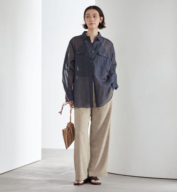 BEAUTY&YOUTH UNITED ARROWS「リネンライク ライトイージーパンツ ウォッシャブル 防シワ」|その他|
